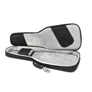 black electric guitar gig bag with 40mm padded foam