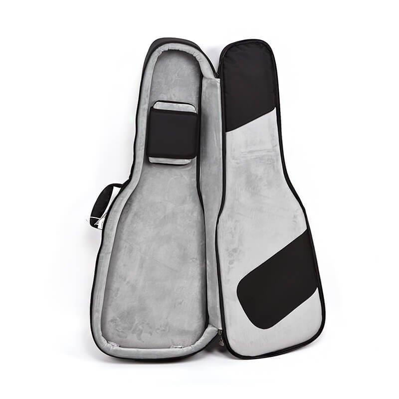 2 Electric Guitar Bag 1.5in Padded Gig Bag Case Soft Backpack Black - 图片 2