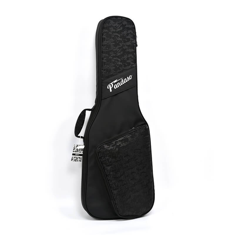 Electric Guitar Bag 1.5in Padded Gig Bag Case Soft Backpack Black - 图片 3