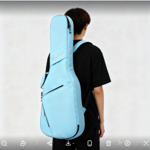 Electric Guitar Gig Bag - 1680D Waterproof, Light Blue