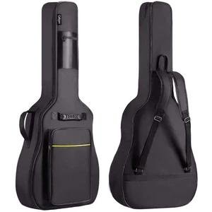 Thick-Padded Acoustic Guitar Gig Bag with Backpack Straps