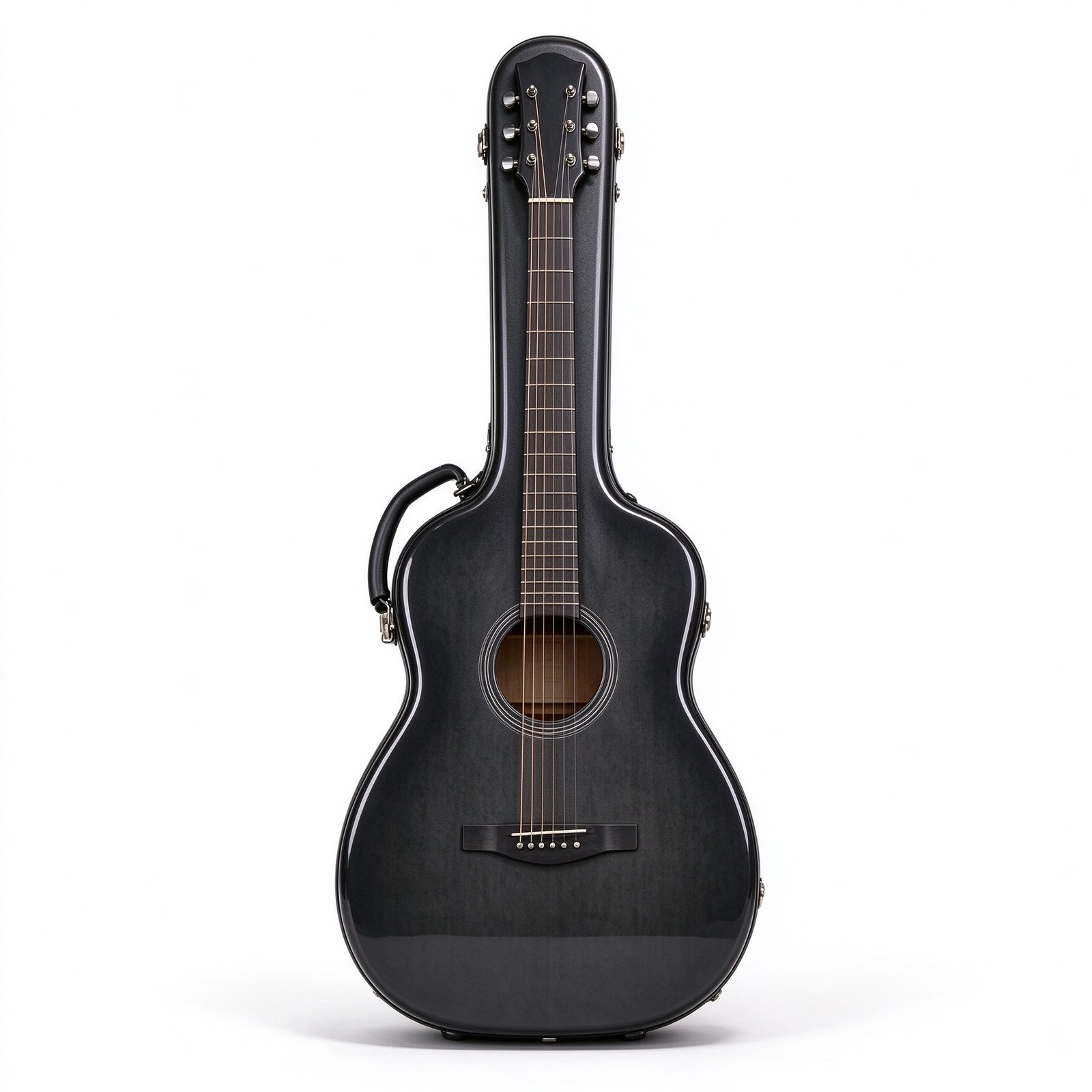 Atelier Charcoal Black Acoustic Guitar Hard Case