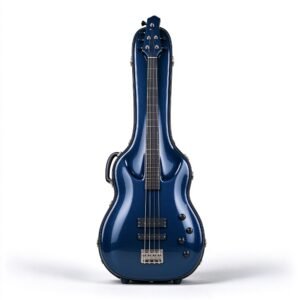 Atelier Deep Blue Carbon Fiber Bass Guitar Hard Case