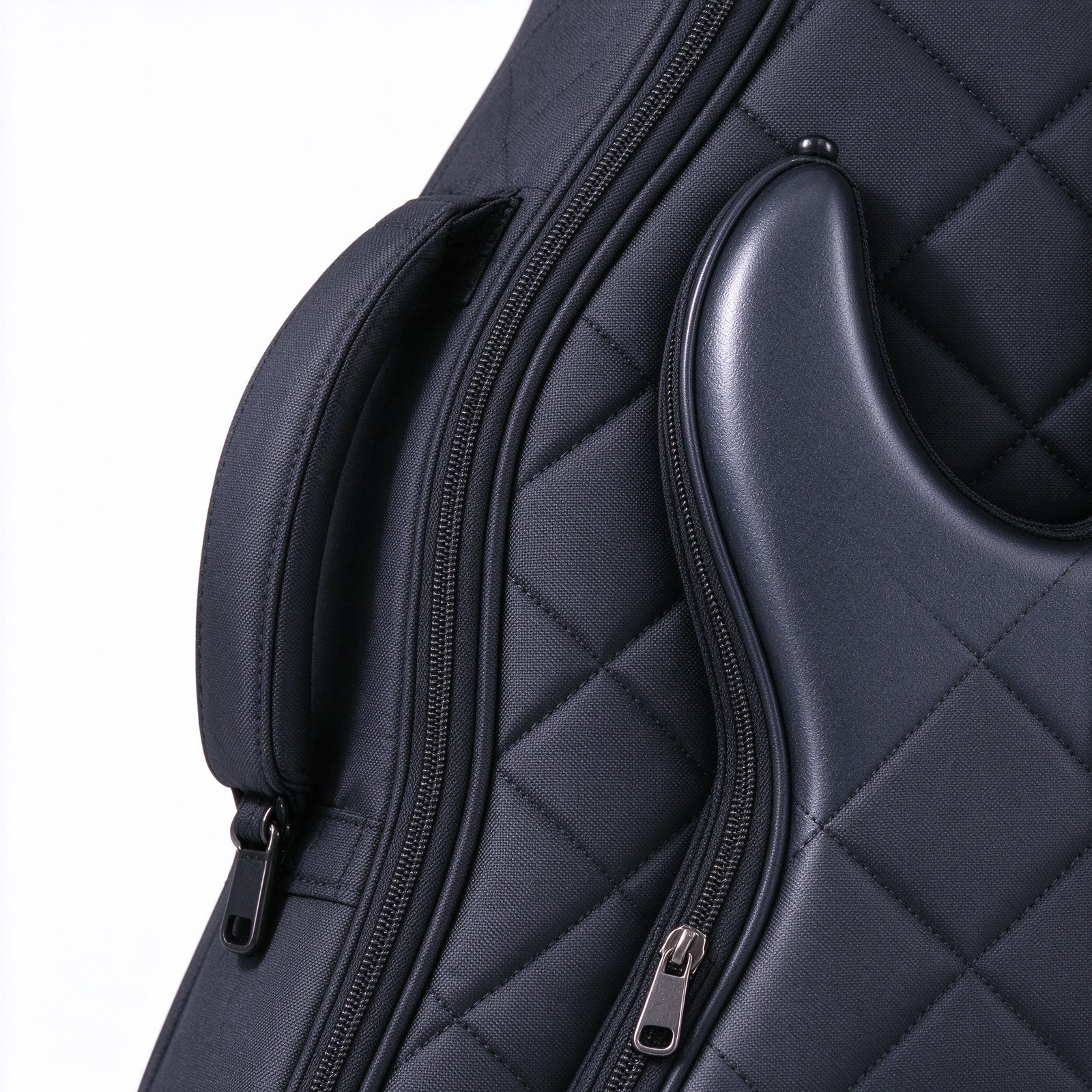 Atelier Charcoal Quilted Bass Guitar Gig Bag - Image 2