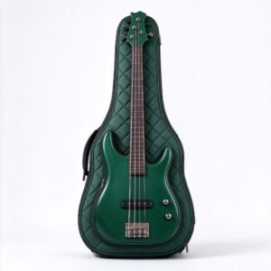 Atelier Forest Green Quilted Bass Guitar Gig Bag