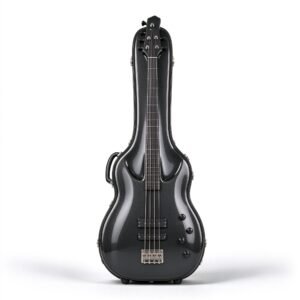Atelier Charcoal Black Carbon Fiber Bass Guitar Hard Case
