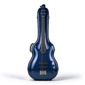 Atelier Deep Blue Carbon Fiber Bass Guitar Hard Case