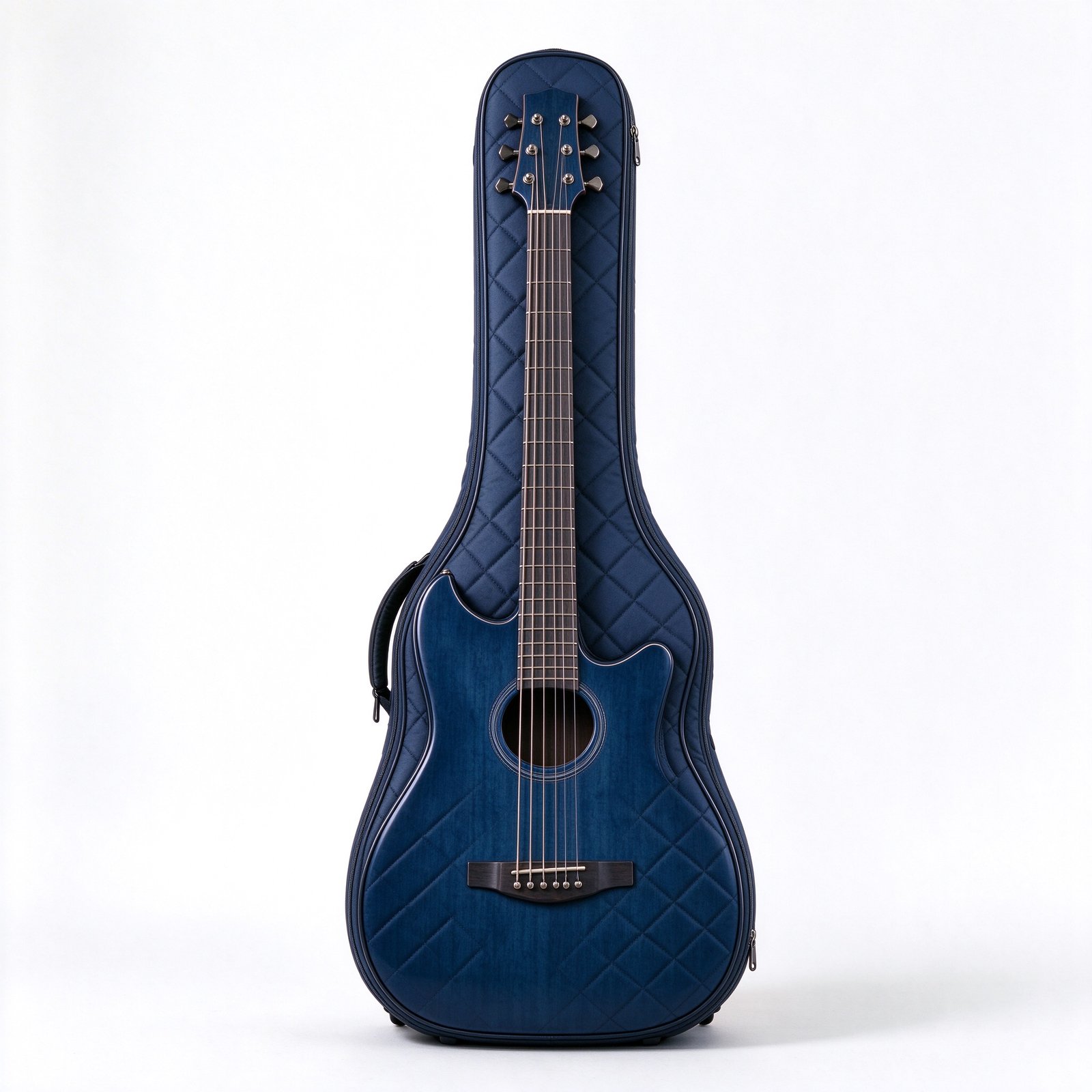 Atelier Deep Blue Quilted Acoustic Guitar Gig Bag
