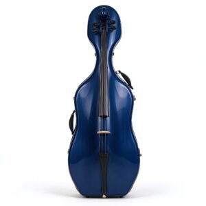 Atelier Deep Blue Fiberglass Cello Case
