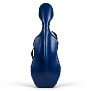 Atelier Deep Blue Fiberglass Cello Hard Case