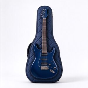 Atelier Deep Blue Quilted Electric Guitar Gig Bag