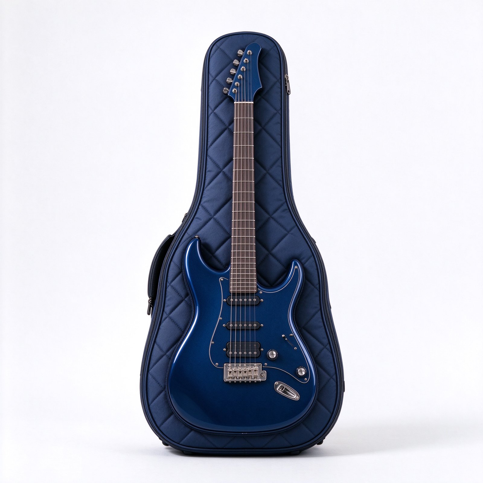 Atelier Deep Blue Quilted Electric Guitar Gig Bag