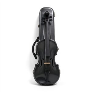 Atelier Charcoal Violin Painted Hard Case