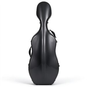 Atelier Charcoal Fiberglass Cello Hard Case