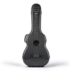 Atelier Charcoal Black Carbon Fiber Classical Guitar Hard Case