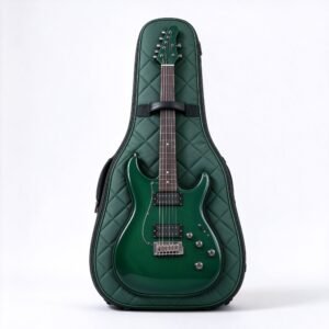 Atelier Forest Green Quilted Electric Guitar Gig Bag