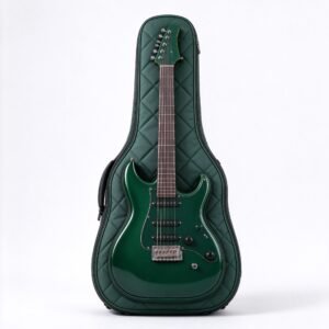 Atelier Forest Green Quilted Electric Guitar Gig Bag