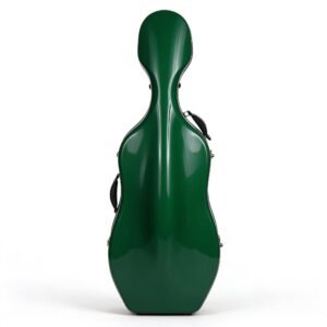 Atelier Forest Green Fiberglass Cello Case