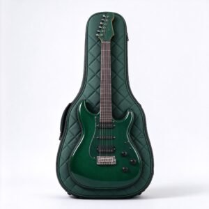 Atelier Forest Green Quilted Electric Guitar Gig Bag