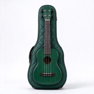 Atelier Forest Green Quilted Ukulele Gig Bag