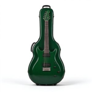 Atelier Forest Green Painted Electric Guitar Hard Case