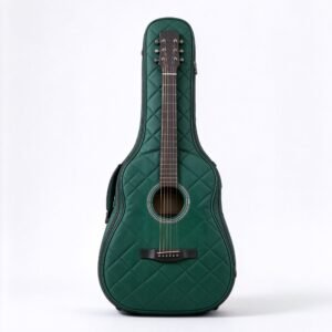 Atelier Forest Green Quilted Acoustic Guitar Gig Bag