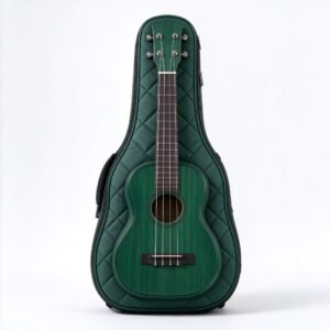 Atelier Forest Green Quilted Ukulele Gig Bag