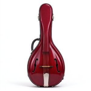 Atelier Wine Red Mandolin Hard Case