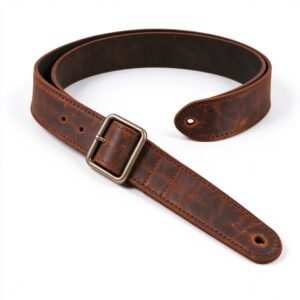 Atelier Tobacco Crazy Horse Leather Guitar Strap
