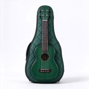 Atelier Forest Green Quilted Ukulele Gig Bag