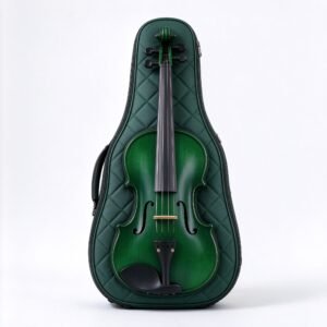 Atelier Forest Green Quilted Violin Gig Bag