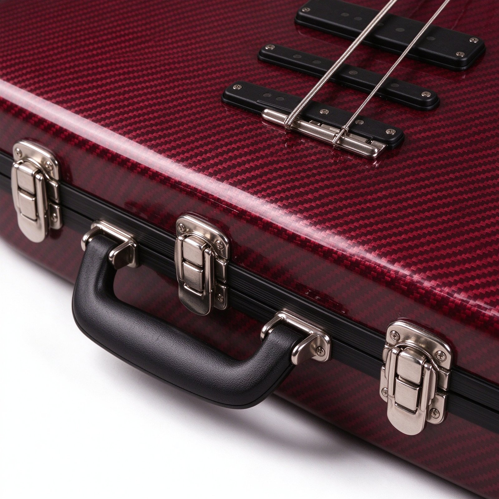 Atelier Wine Red Carbon Fiber Bass Hard Case - Image 2