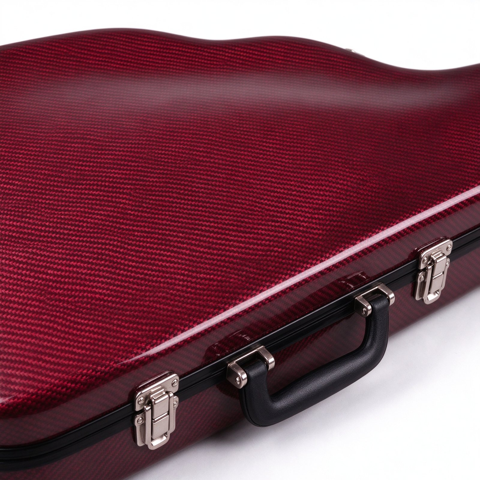 Atelier Wine Red Carbon Fiber Electric Guitar Hard Case - Image 2