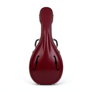 Atelier Wine Red Mandolin Hardshell Case