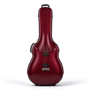 Atelier Wine Red Carbon Fiber Electric Guitar Hard Case