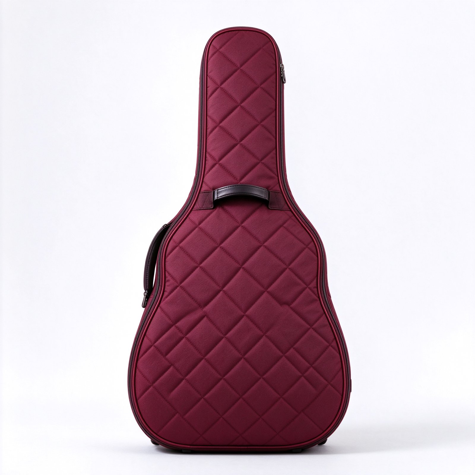 Atelier Wine Red Quilted Acoustic Guitar Gig Bag
