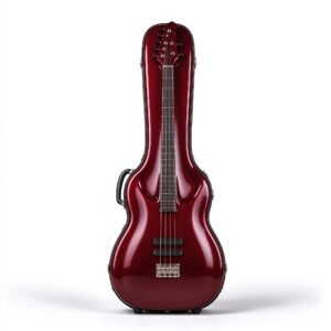 Atelier Wine Red Painted Electric Guitar Hard Case