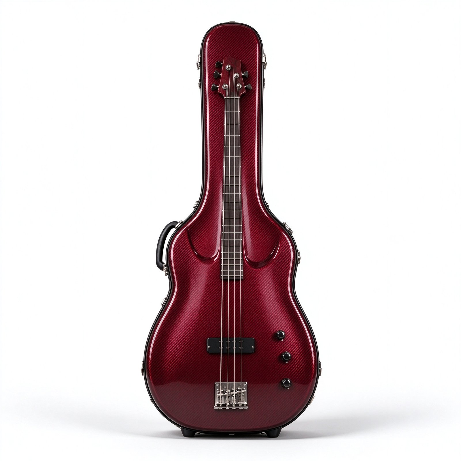 Atelier Wine Red Carbon Fiber Bass Hard Case