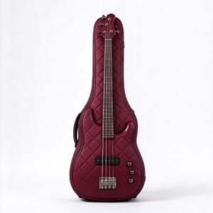 Atelier Wine Red Quilted Bass Gig Bag