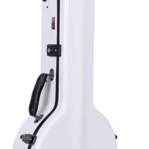 White Fiberglass Banjo Case with TSA Lock