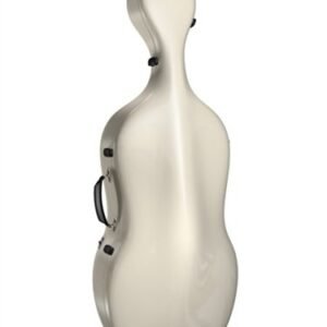 White Hard Cello Case Full Size