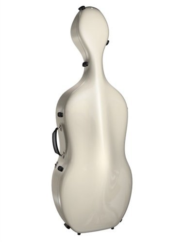 White Hard Cello Case Full Size