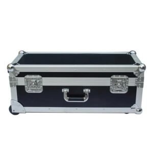 Aluminum DJ Mixer Flight Case with Rolling Wheels