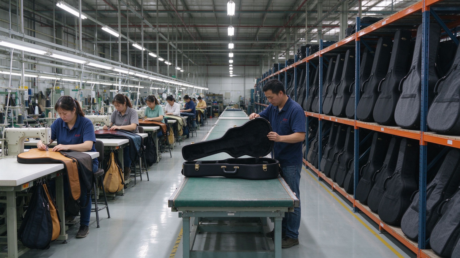 MONOGUITARBAG guitar case and gig bag manufacturing workshop