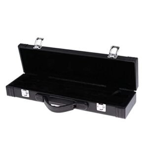 Flute Hard Case Open View with Plush Lining