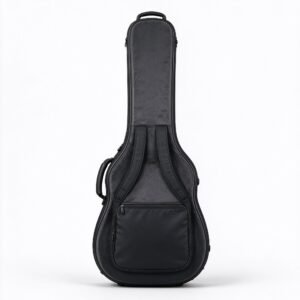 Black Semi-Hard Electric Guitar Case - Molded