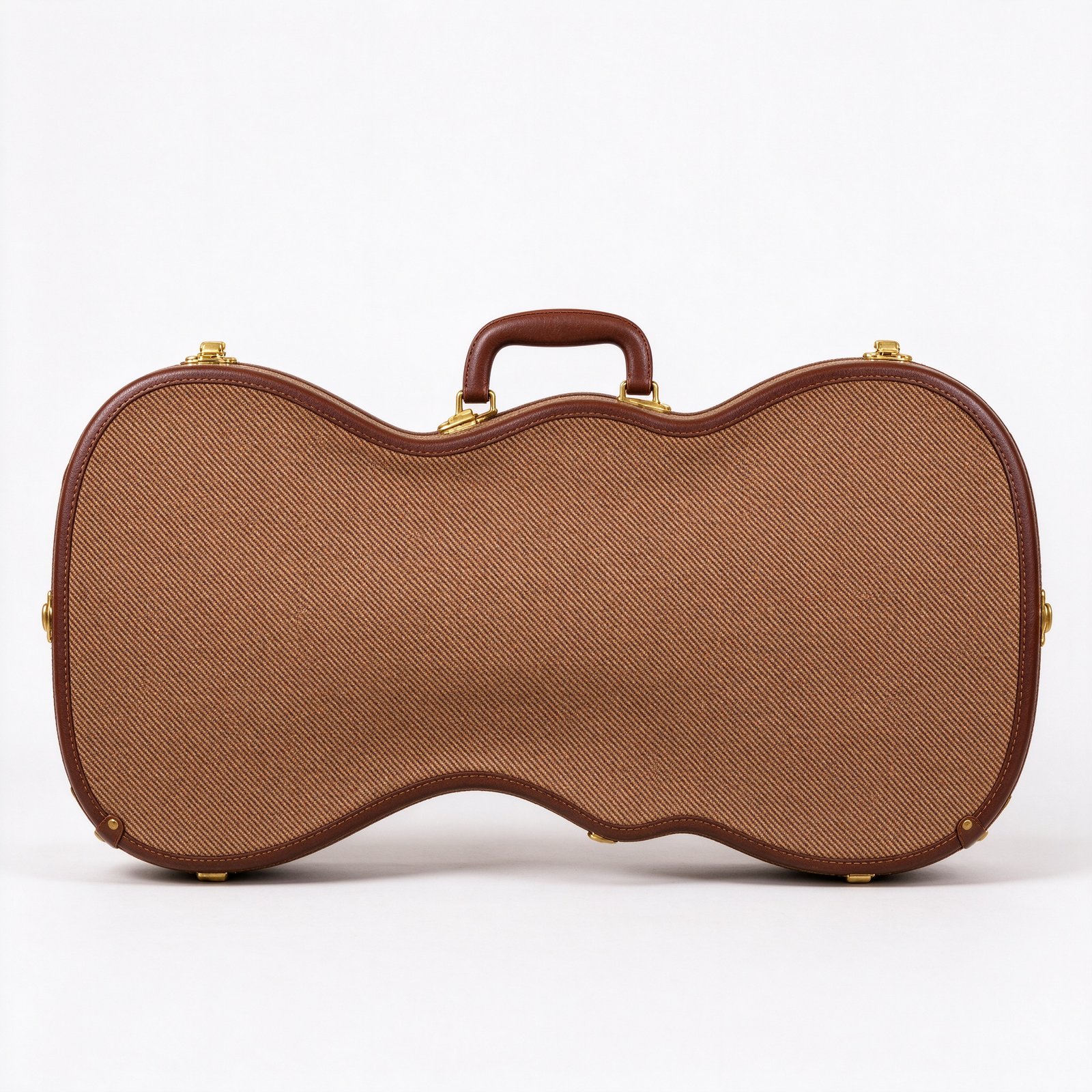 PU Leather Classical Guitar Gig Bag - Vintage Brown Finish