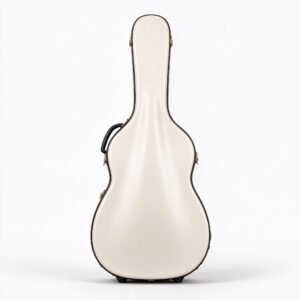 Microfiber Acoustic Guitar Hard Case - Soft-Touch Charcoal