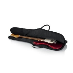 PU Leather Electric Guitar Hard Case - Vintage Brown Finish