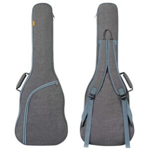 Microfiber Electric Guitar Hard Case - Soft-Touch Charcoal